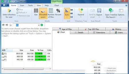 TreeSize Professional(硬盘空间占用分析软件)绿色免费版