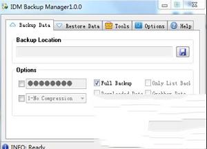 IDM Backup Manager