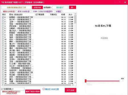 TG音乐批量下载器绿色版