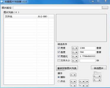 龙霆图片筛选器