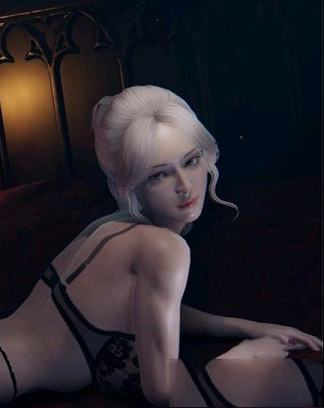 惩戒魅魔躺好了的白发美魔女捏脸MOD