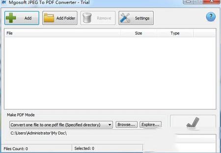 Mgosoft JPEG to PDF Converter破解版