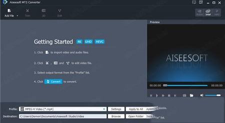 Aiseesoft MTS Converter破解版