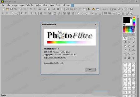 PhotoFiltre Studio破解补丁