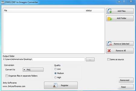 3nity DWG DXF to Images Converter(CAD图纸转图片格式工具)