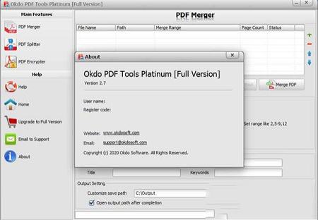 Okdo PDF Tools Platinum