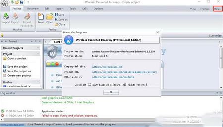 Passcape Wireless Password Recovery(wifi密码恢复工具)破解版