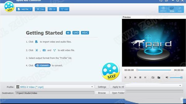 Tipard MXF Converter(MXF格式转换器)