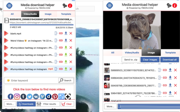 Media download helper
