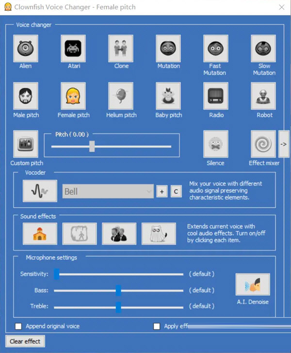 ClownfishVoiceChanger