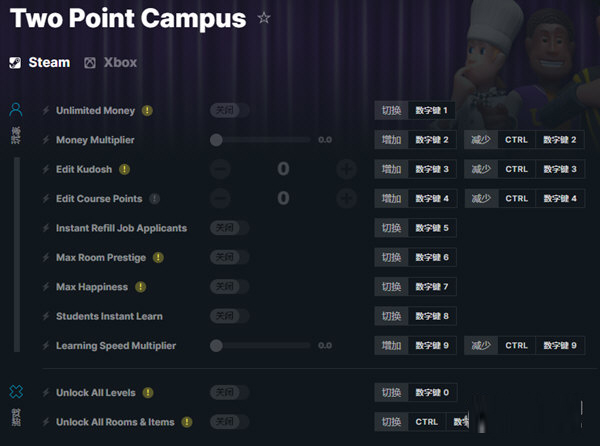 双点校园Steam修改器