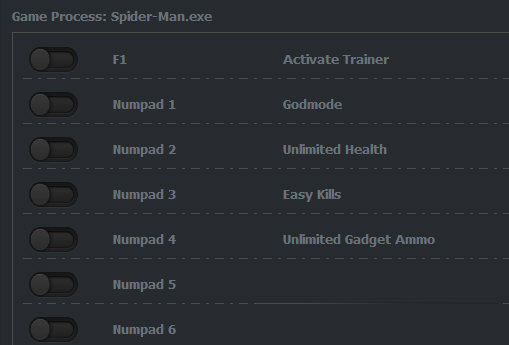 漫威蜘蛛侠重制版修改器