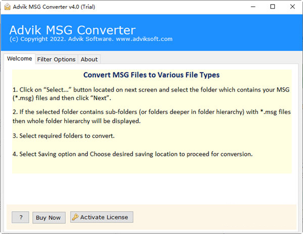Advik MSG Converter