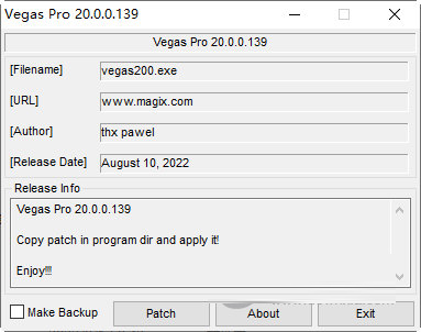 MAGIX Vegas Pro 20破解补丁