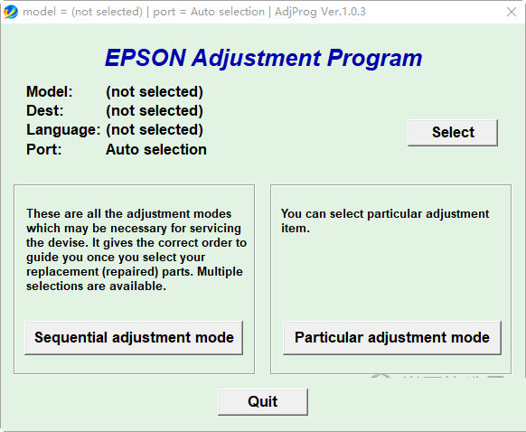 爱普生l3106废墨清零软件