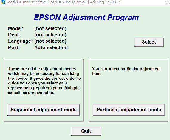 爱普生L3109打印机废墨清零软件下载