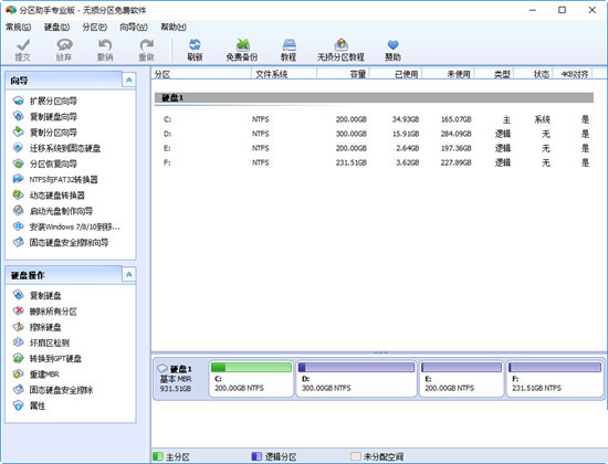 分区助手专业版