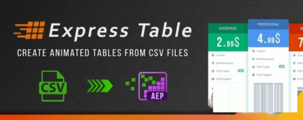 Aescripts Express Table