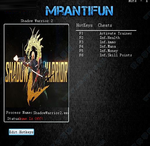 影子武士2修改器风灵月影版