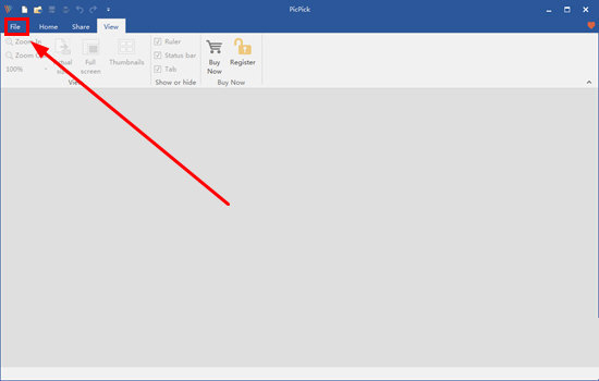 找到“File”选项即可开始设置