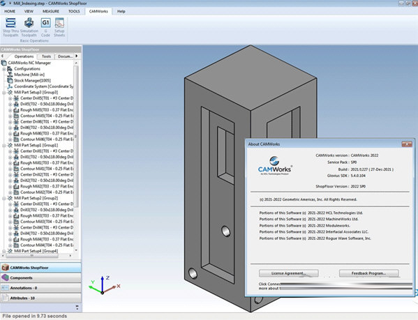CAMWorks ShopFloor 2022