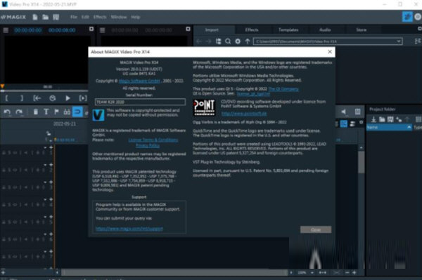 MAGIX Video Pro X14