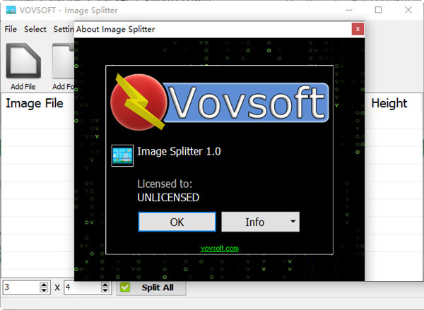 VovSoft Image Splitter