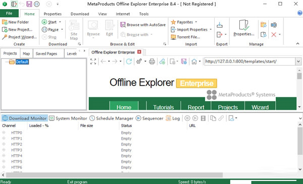 MetaProducts Offline Explorer Enterprise