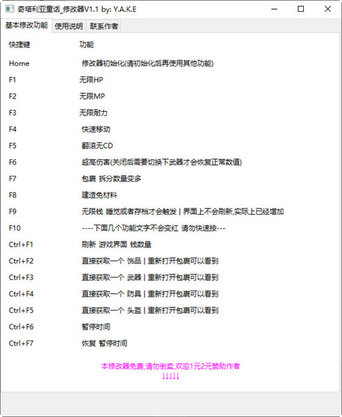 奇塔利亚童话修改器Steam版