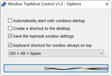 Window TopMost Control