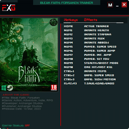 枯瑟信仰放逐者修改器