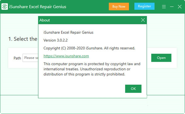 iSunshare Excel Repair Genius