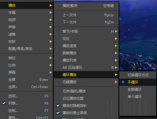 完美解码循环播放