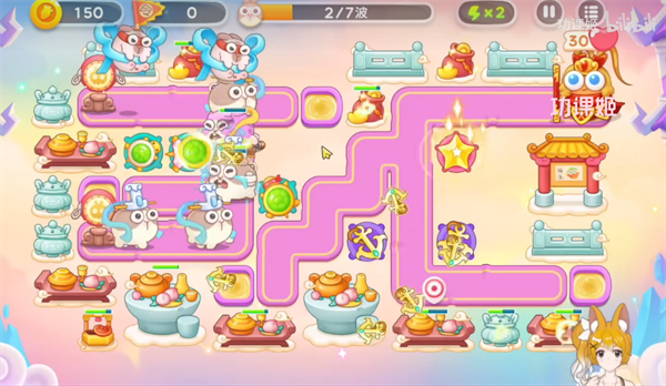 保卫萝卜4周赛5月20日攻略:5月20日周赛无伤图文通关教程图片3