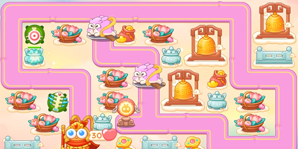 保卫萝卜4周赛5月23日攻略：5月23日周赛无伤图文通关教程图片2