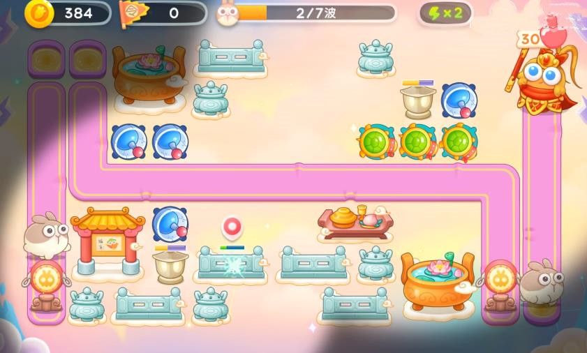 保卫萝卜4周赛5月24日攻略：5月24日周赛无伤图文通关教程图片3