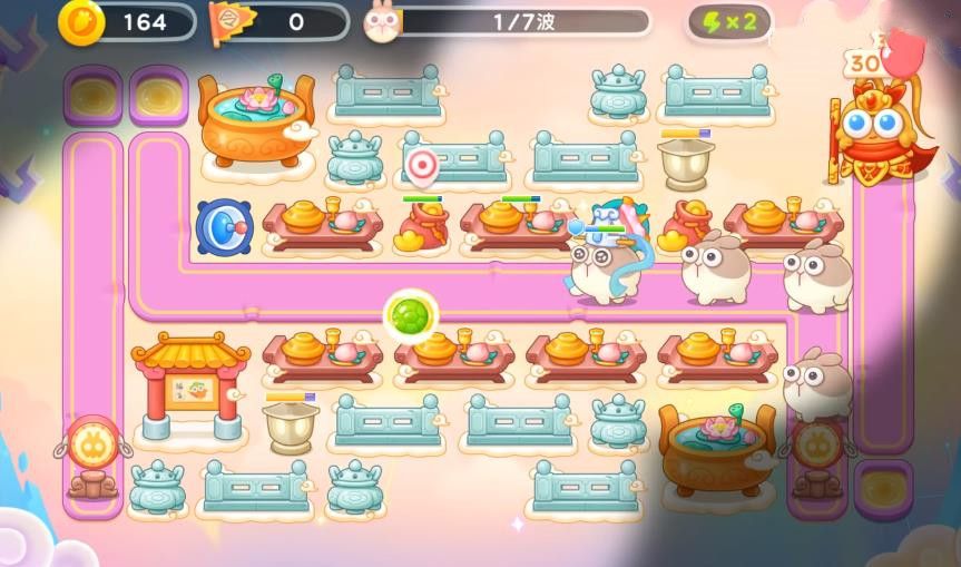 保卫萝卜4周赛5月24日攻略：5月24日周赛无伤图文通关教程图片2