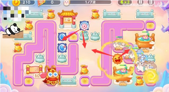 保卫萝卜4周赛6月1日攻略：6月1日周赛无伤图文通关教程图片2