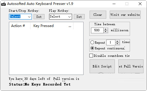 Autosofted Auto Keyboard Presser