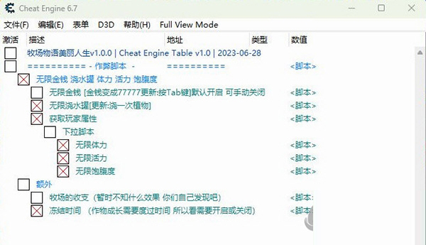 牧场物语美丽人生CE修改器2