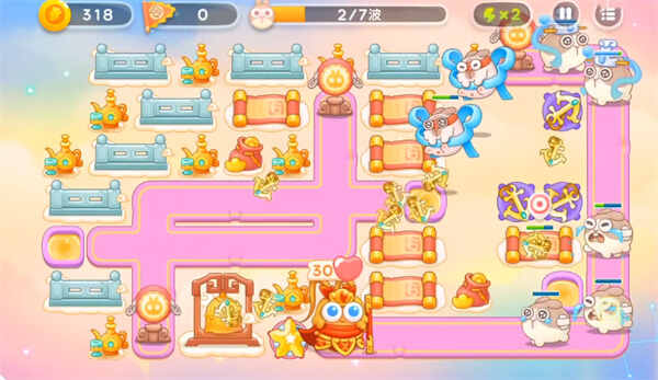 保卫萝卜4周赛7月12日攻略 7月12日周赛无伤图文通关教程图片2