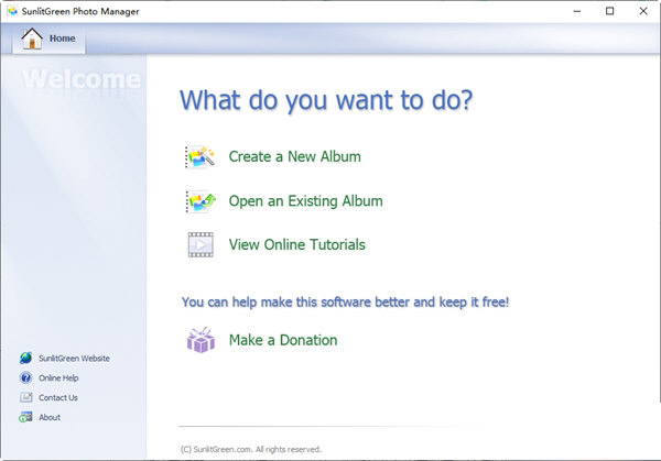 SunlitGreen Photo Manager