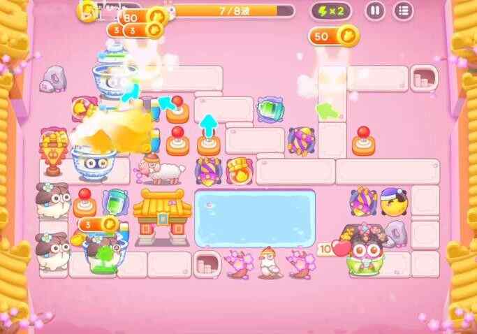 保卫萝卜4秋妃传21关通关攻略 秋妃传第21关怎么过图片7