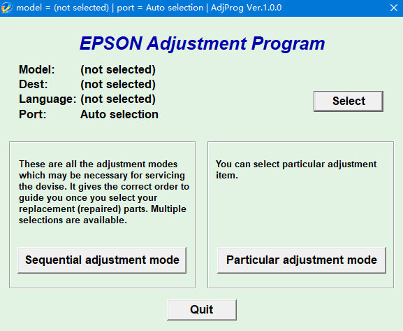 爱普生l4160废墨清零软件下载