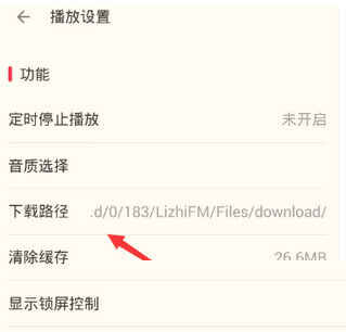 荔枝FM播放设置截图