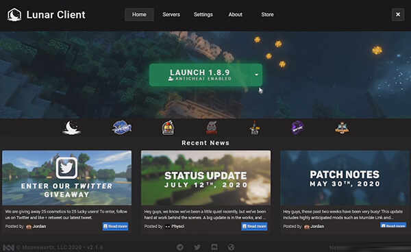 我的世界lunar端