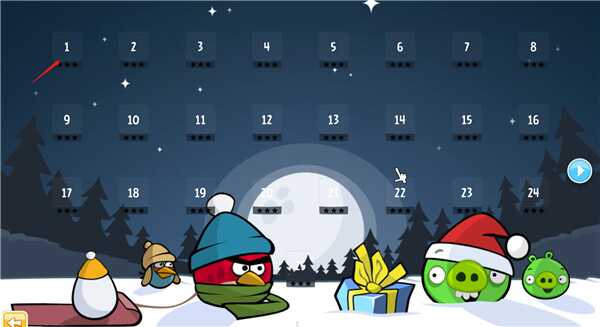 愤怒的小鸟圣诞节版