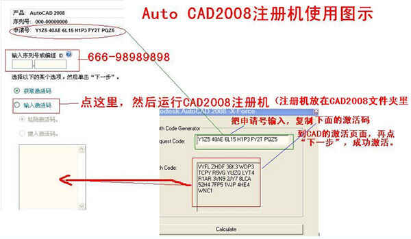 AutoCAD2008 64位注册机下载