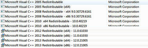 微软常用运行库合集32位下载