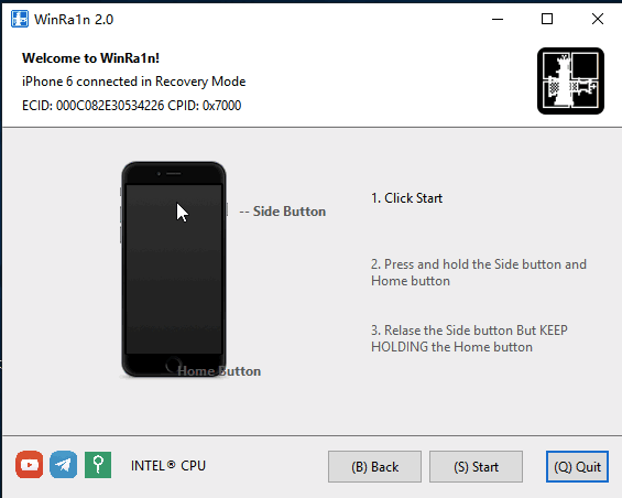 WinRa1n越狱工具电脑版